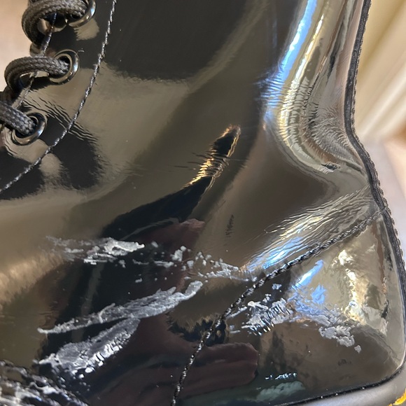 Dr. Martens Black Patent Leather Boots - Picture 6 of 7